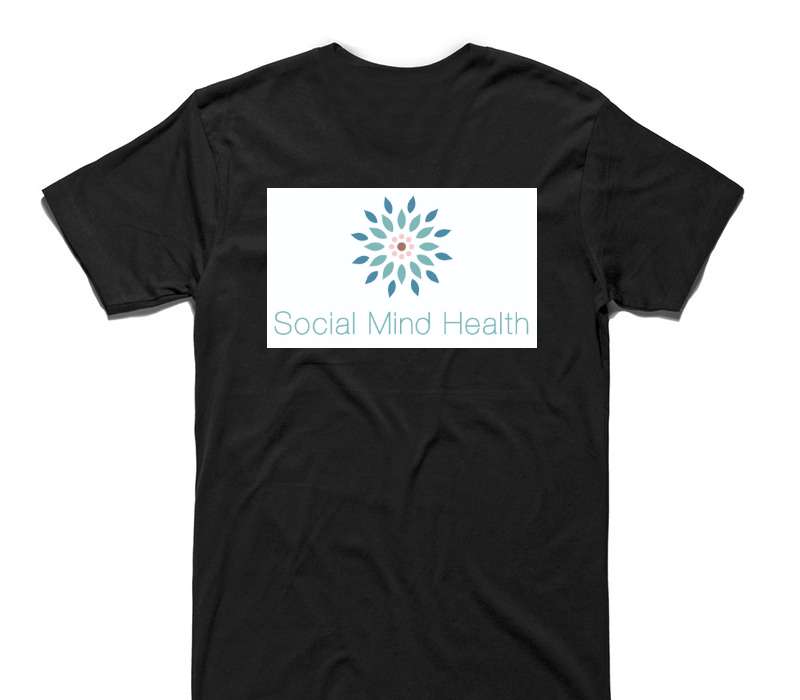 Custom AS Colour 100% Cotton Black T-Shirt