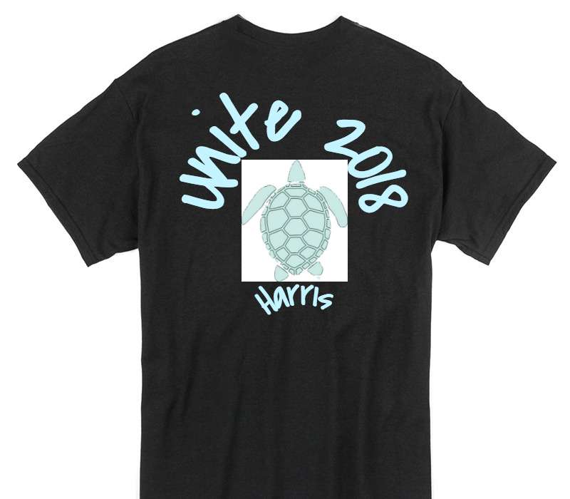 Custom Gildan 100% Cotton Black T-Shirt