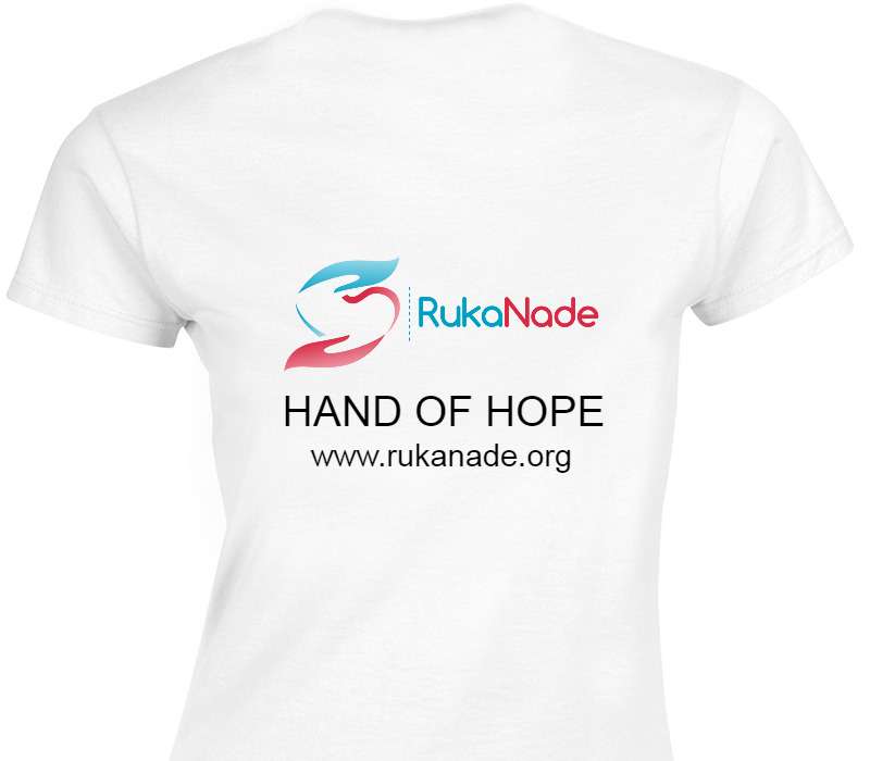 Custom Womens Soft Style 100% Cotton White T-Shirt