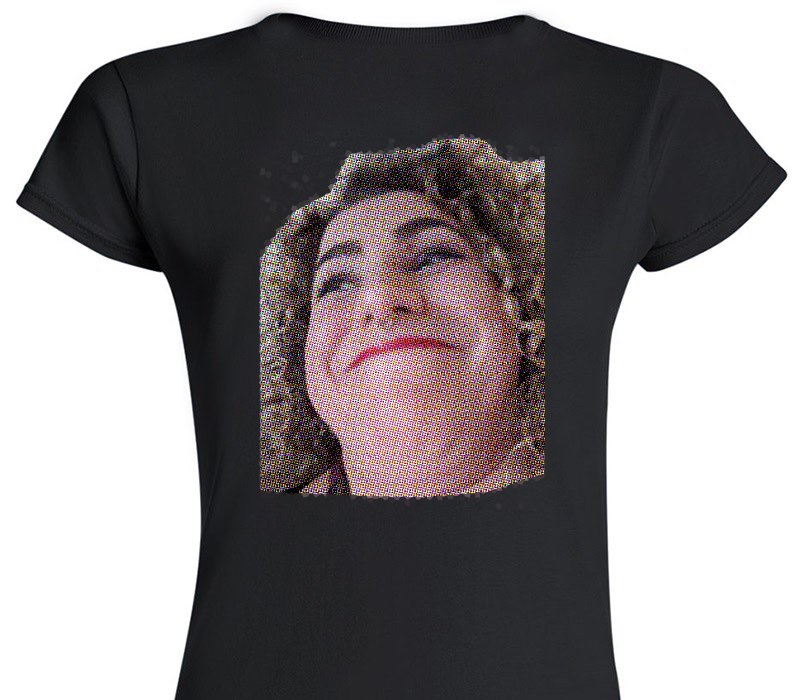Custom Womens Soft Style 100% Cotton Black T-Shirt