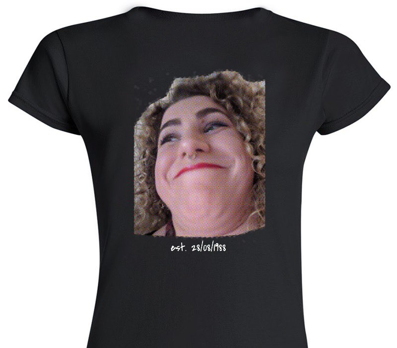 Custom Womens Soft Style 100% Cotton Black T-Shirt