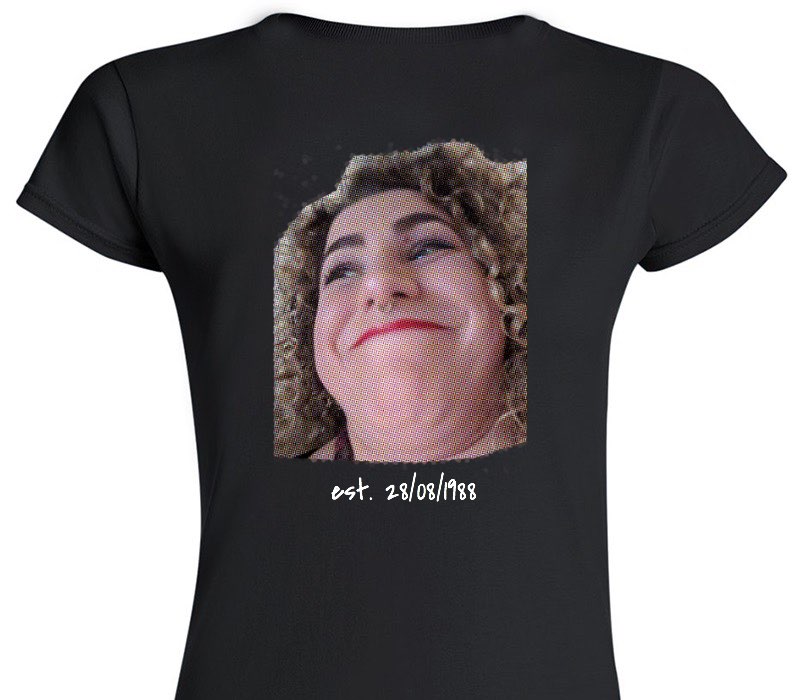 Custom Womens Soft Style 100% Cotton Black T-Shirt