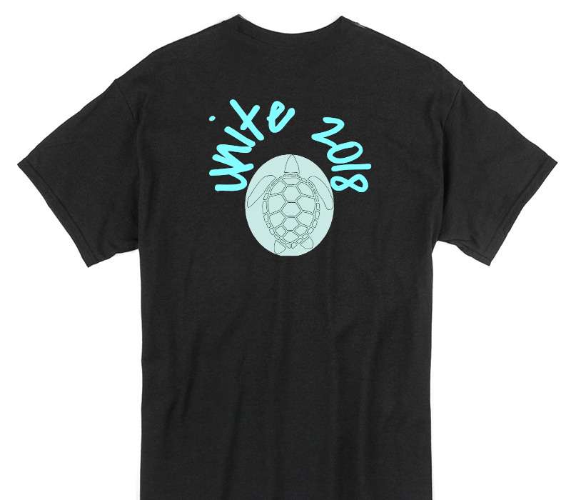 Custom Gildan 100% Cotton Black T-Shirt