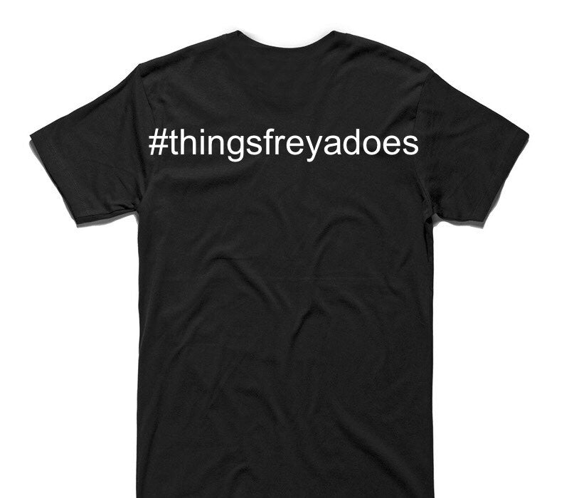 Custom AS Colour 100% Cotton Black T-Shirt