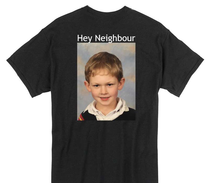 Custom Gildan 100% Cotton Black T-Shirt