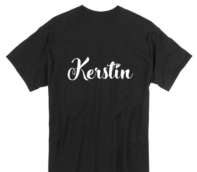 Custom Gildan 100% Cotton Black T-Shirt