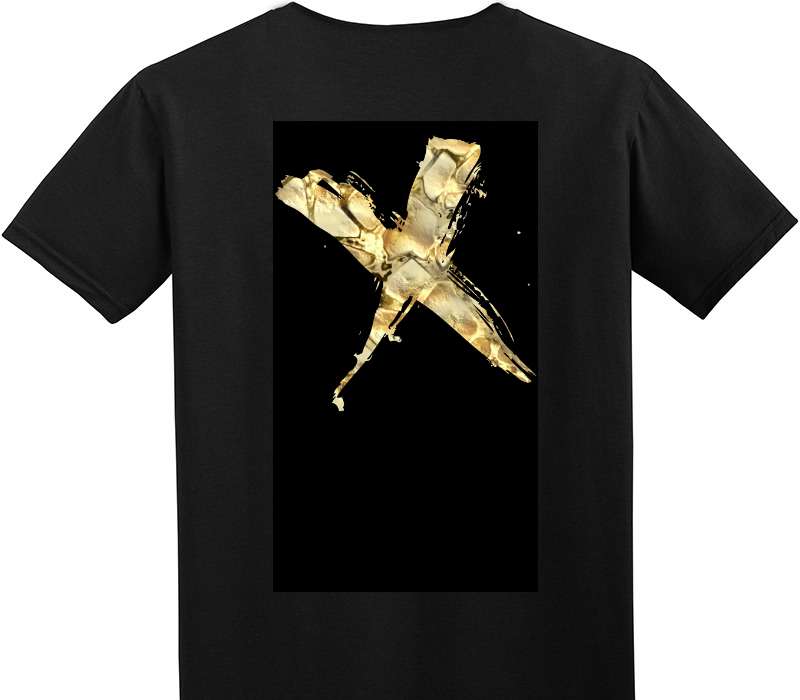Custom Adult Soft Style 100% Cotton Black T-Shirt