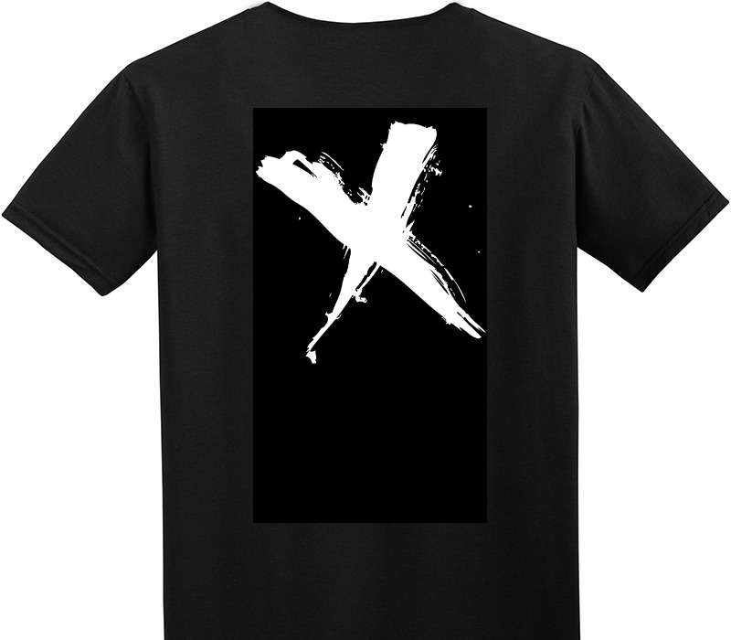 Custom Adult Soft Style 100% Cotton Black T-Shirt
