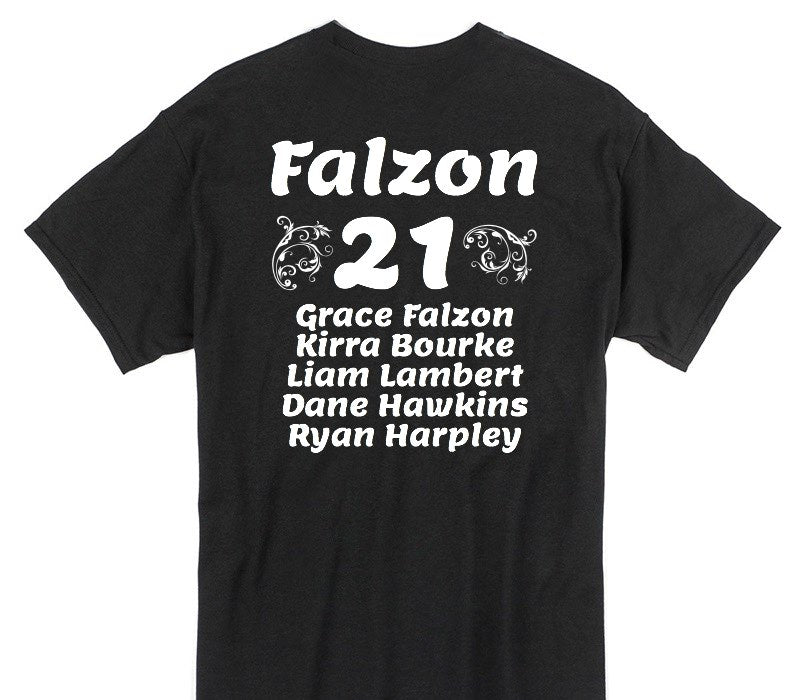 Custom Gildan 100% Cotton Black T-Shirt