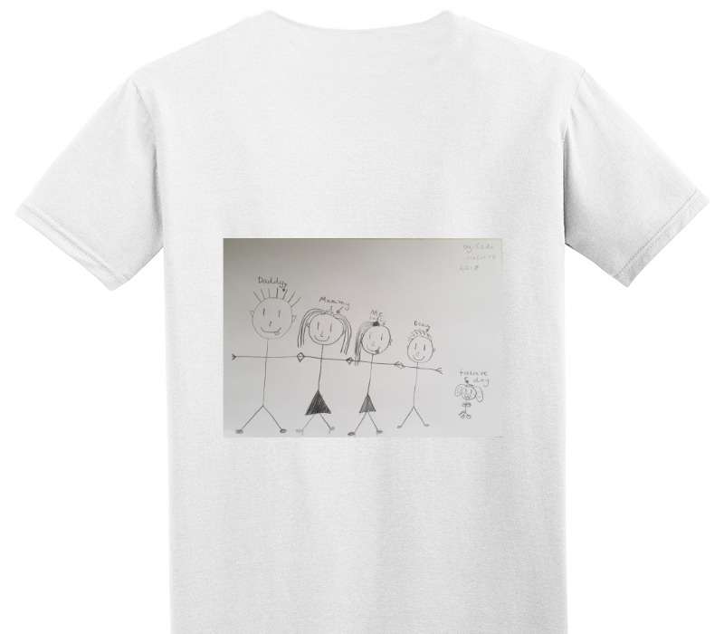 Custom Adult Soft Style 100% Cotton White T-Shirt