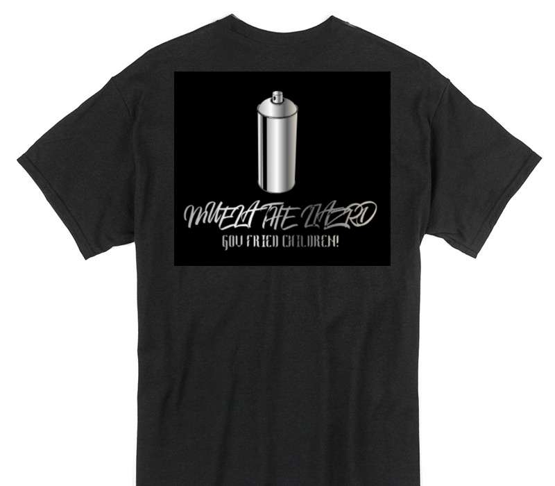 Custom Gildan 100% Cotton Black T-Shirt