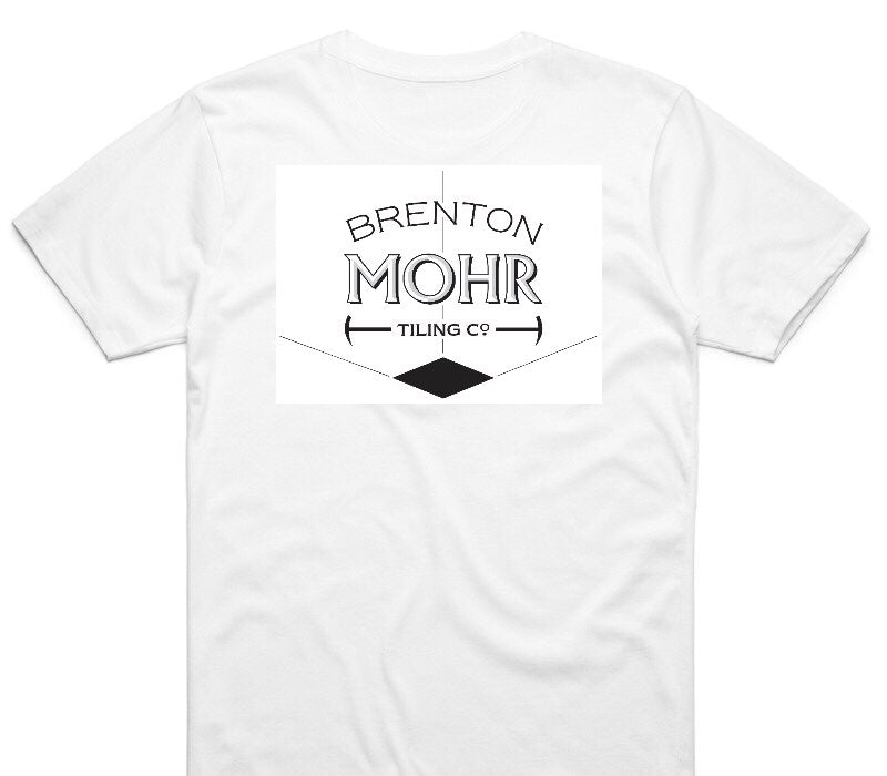 Custom AS Colour 100% Organic Cotton White T-Shirt