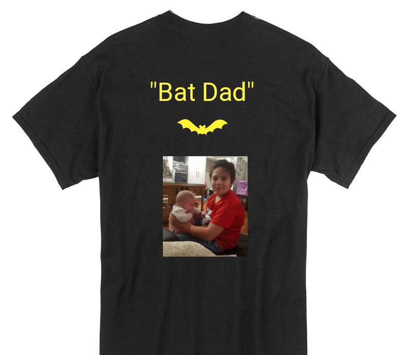 Custom Gildan 100% Cotton Black T-Shirt