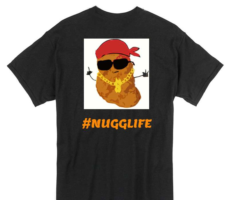 Custom Gildan 100% Cotton Black T-Shirt