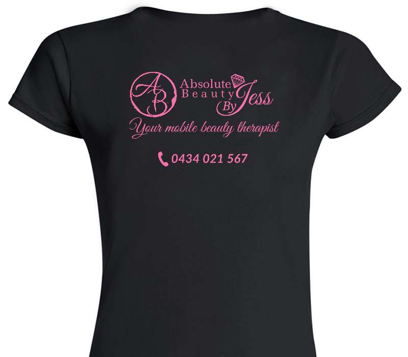 Custom Womens Soft Style 100% Cotton Black T-Shirt