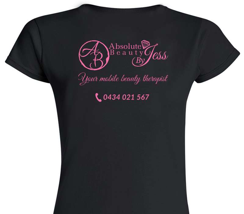 Custom Womens Soft Style 100% Cotton Black T-Shirt