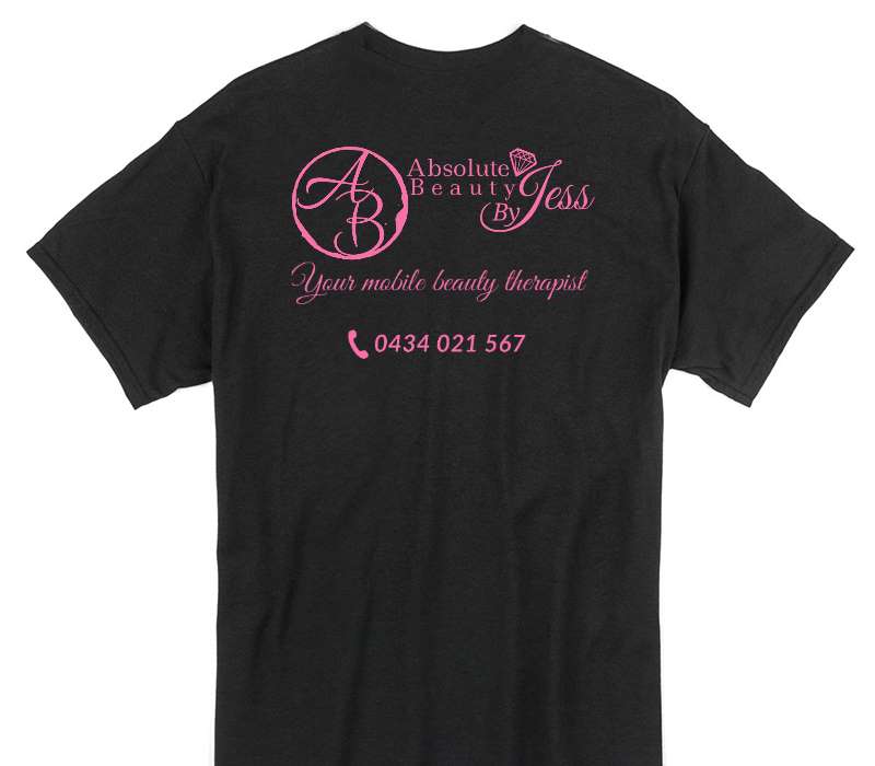 Custom Gildan 100% Cotton Black T-Shirt