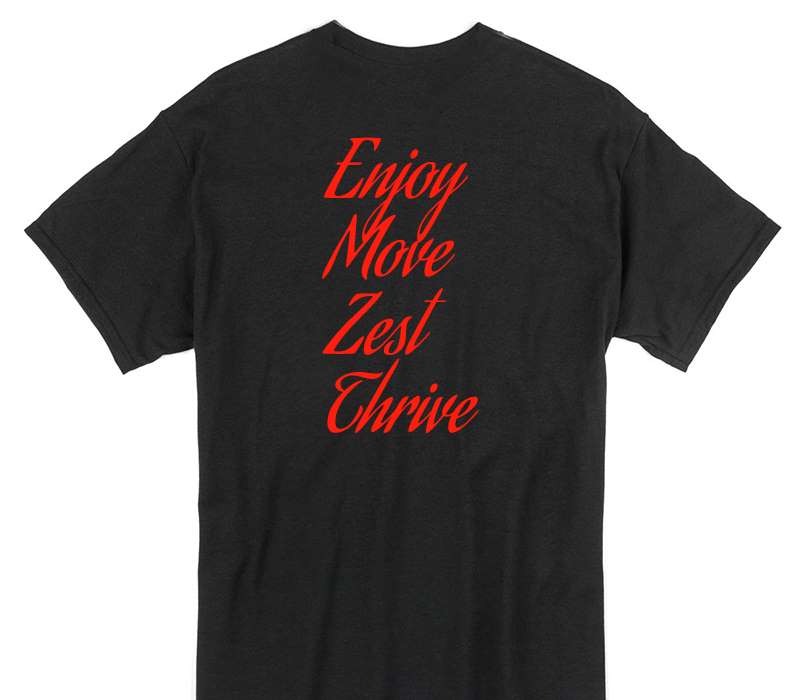 Custom Gildan 100% Cotton Black T-Shirt