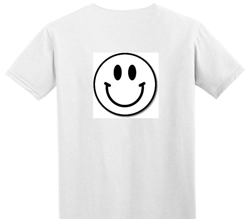 Custom Adult Soft Style 100% Cotton White T-Shirt