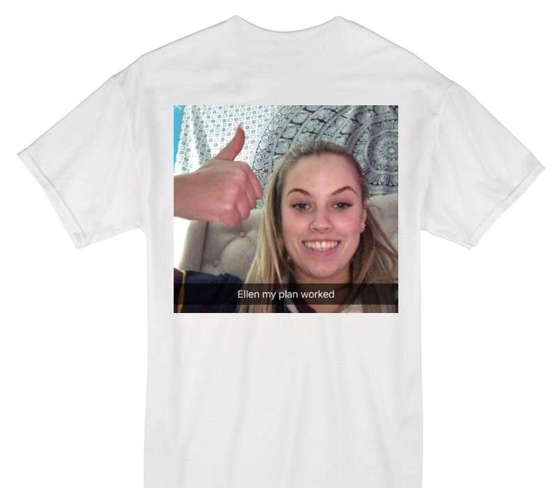 Custom Gildan 100% Cotton White T-Shirt