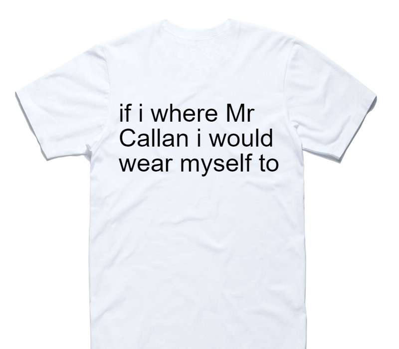 Custom AS Colour 100% Cotton White T-Shirt