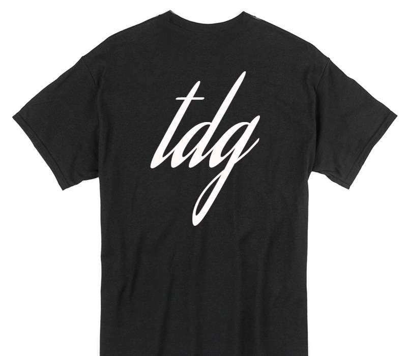 Custom Gildan 100% Cotton Black T-Shirt