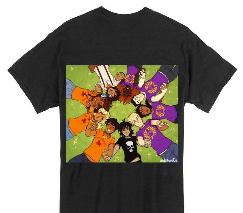 Custom Gildan 100% Cotton Black T-Shirt