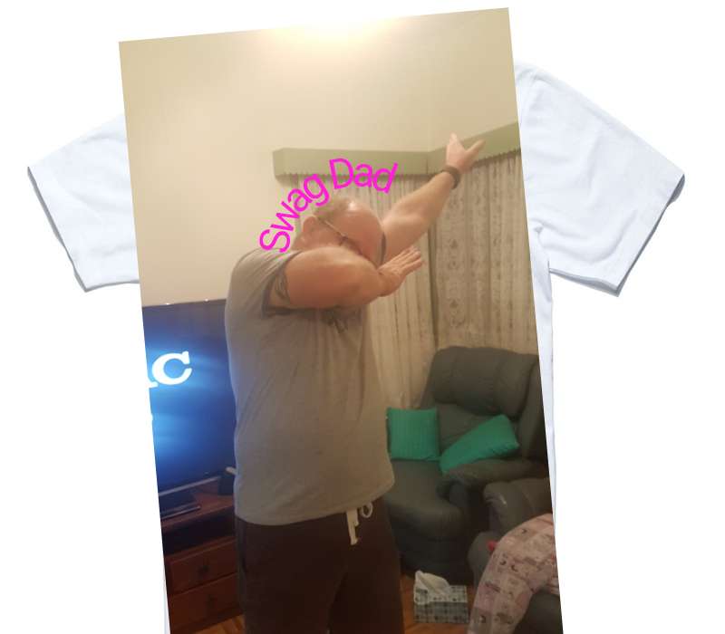 Custom AS Colour 100% Cotton White T-Shirt