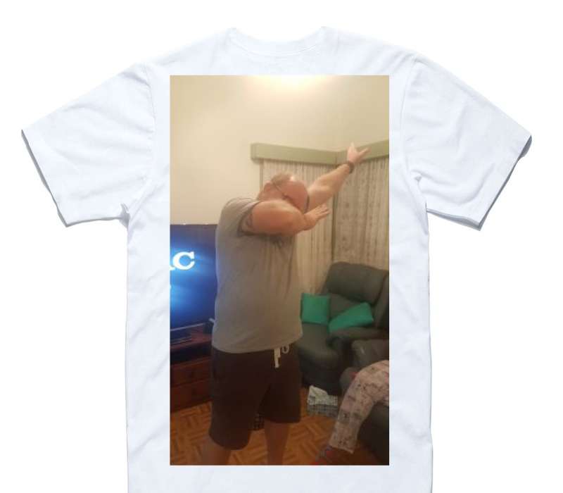 Custom AS Colour 100% Cotton White T-Shirt