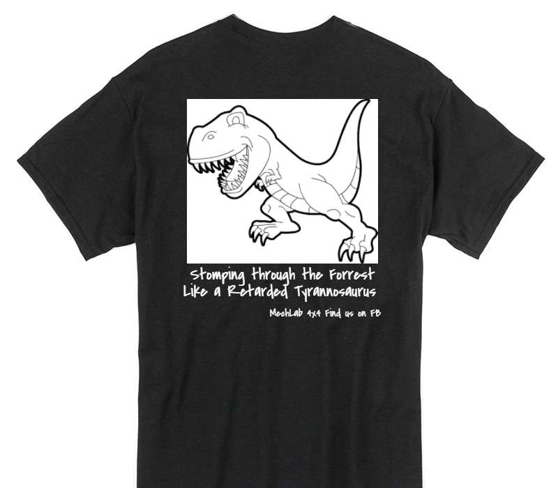 Custom Gildan 100% Cotton Black T-Shirt