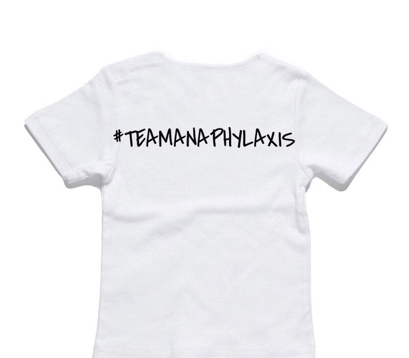 Custom AS Colour White Baby T-Shirt