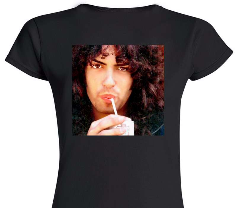 Custom Womens Soft Style 100% Cotton Black T-Shirt