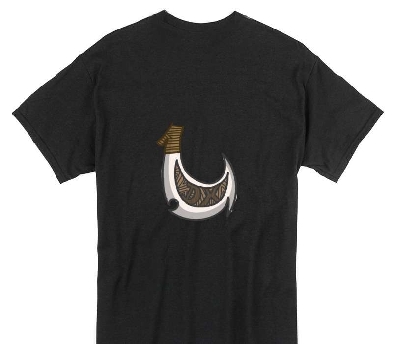 Custom Gildan 100% Cotton Black T-Shirt