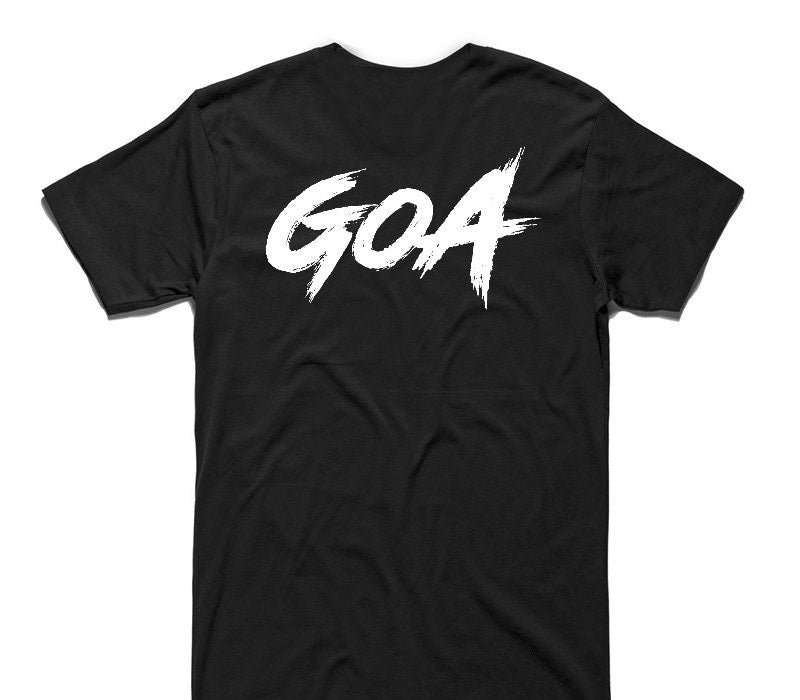 Custom AS Colour 100% Cotton Black T-Shirt
