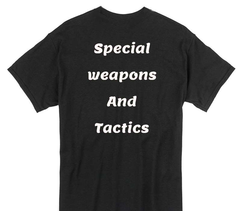 Custom Gildan 100% Cotton Black T-Shirt