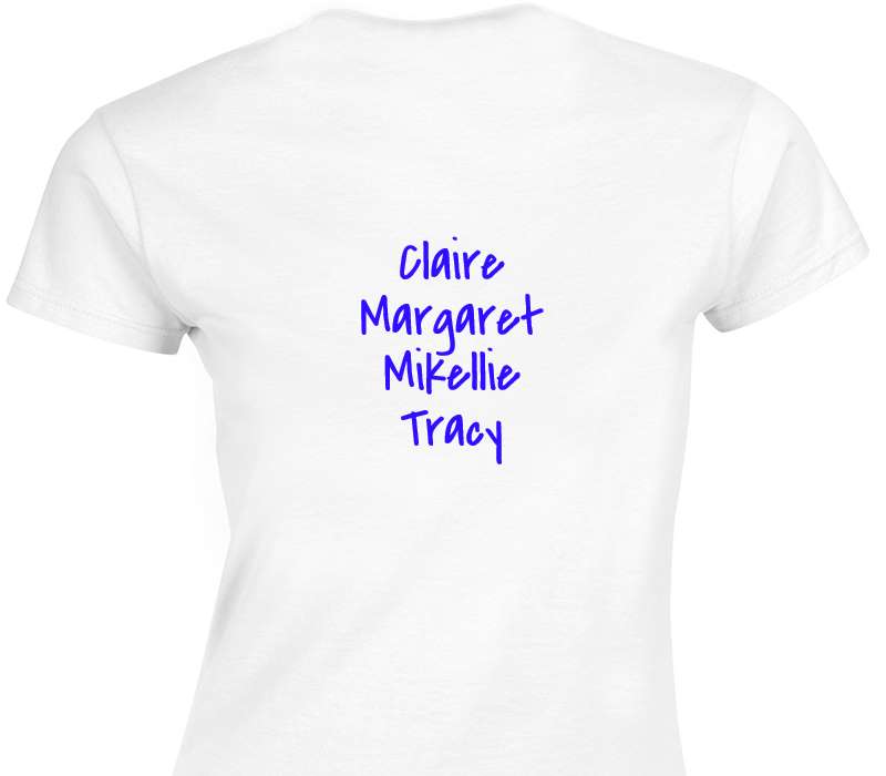Custom Womens Soft Style 100% Cotton White T-Shirt