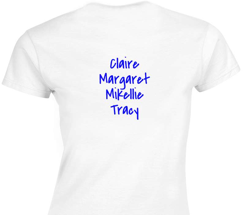 Custom Womens Soft Style 100% Cotton White T-Shirt