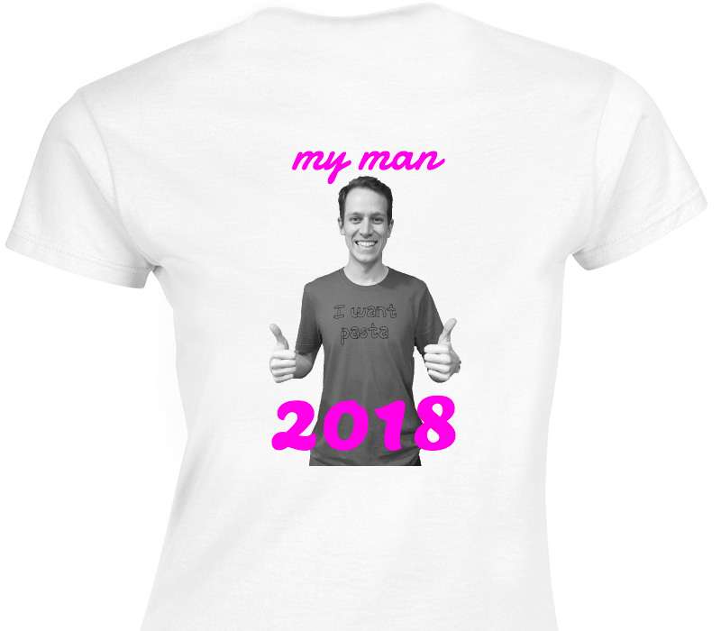 Custom Womens Soft Style 100% Cotton White T-Shirt