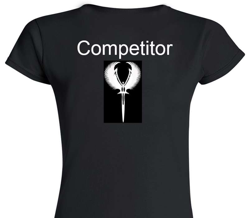 Custom Womens Soft Style 100% Cotton Black T-Shirt