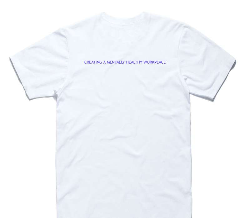 Custom AS Colour 100% Cotton White T-Shirt