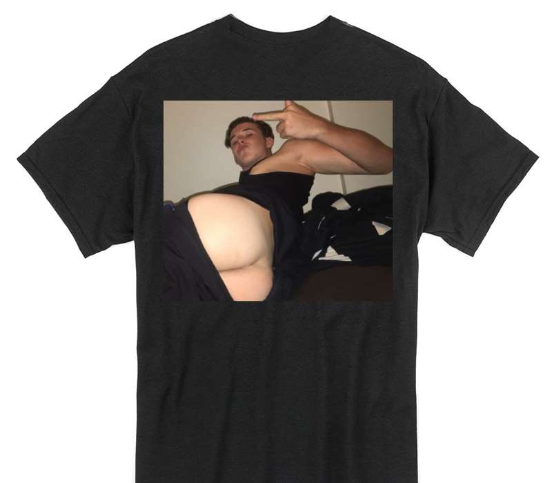 Custom Gildan 100% Cotton Black T-Shirt