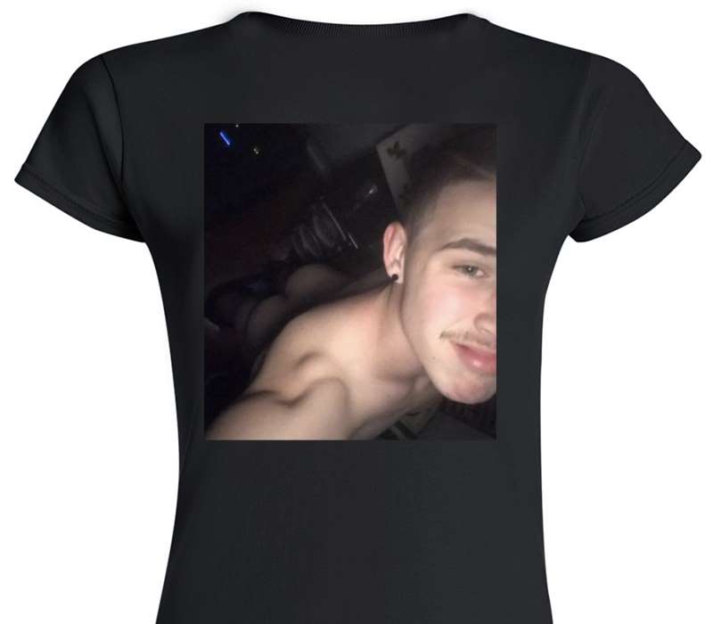 Custom Womens Soft Style 100% Cotton Black T-Shirt