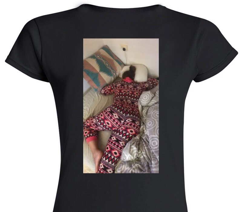 Custom Womens Soft Style 100% Cotton Black T-Shirt