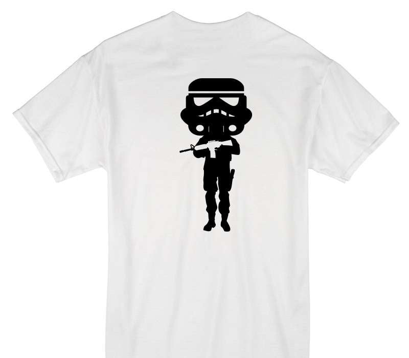 Custom Gildan 100% Cotton White T-Shirt