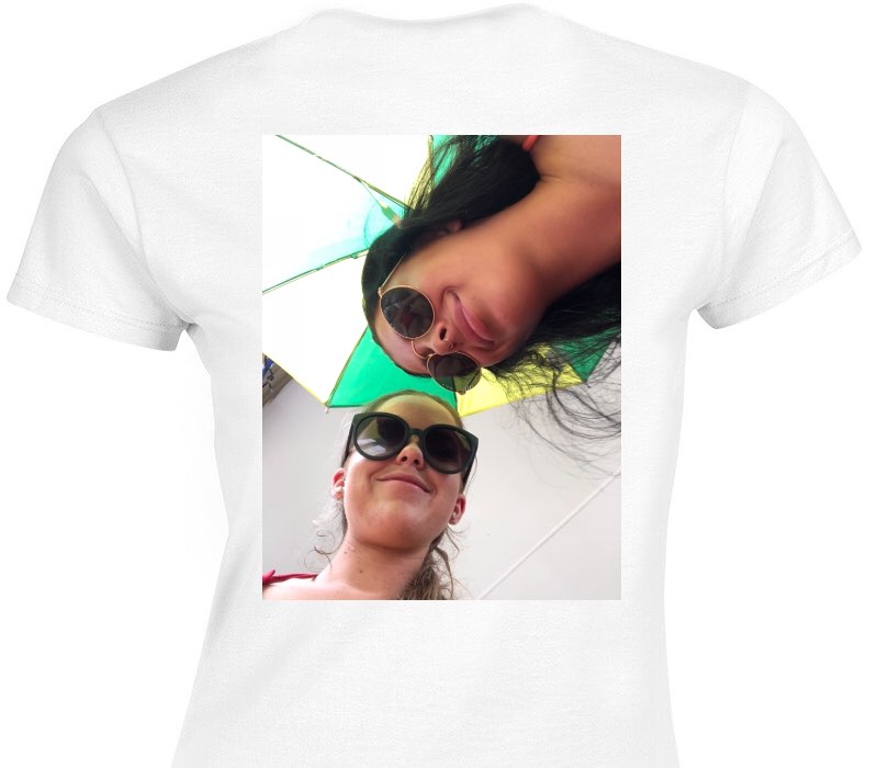 Custom Womens Soft Style 100% Cotton White T-Shirt