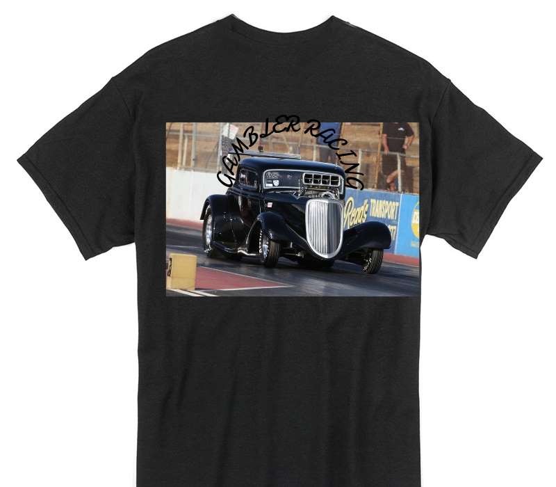 Custom Gildan 100% Cotton Black T-Shirt