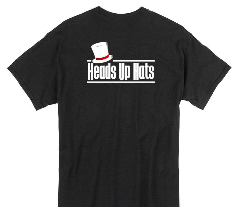 Custom Gildan 100% Cotton Black T-Shirt