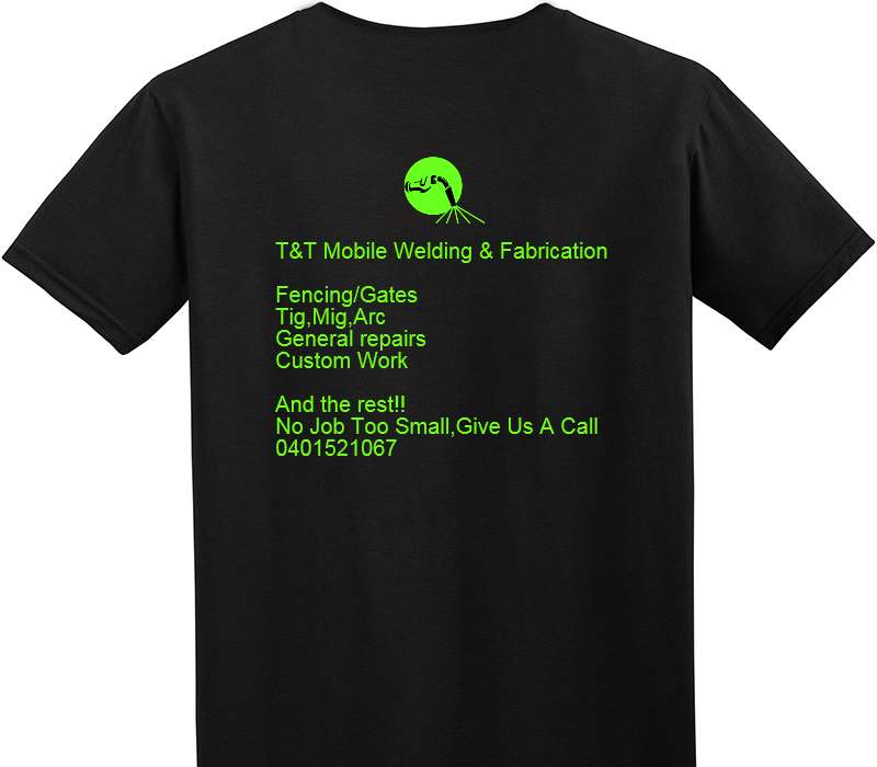 Custom Adult Soft Style 100% Cotton Black T-Shirt
