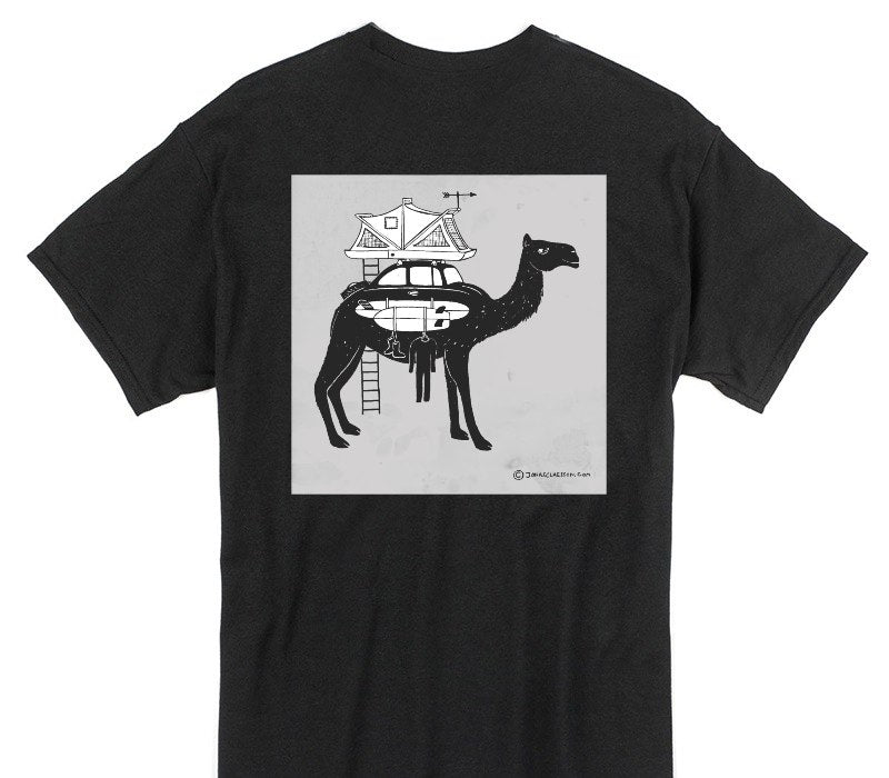 Custom Gildan 100% Cotton Black T-Shirt