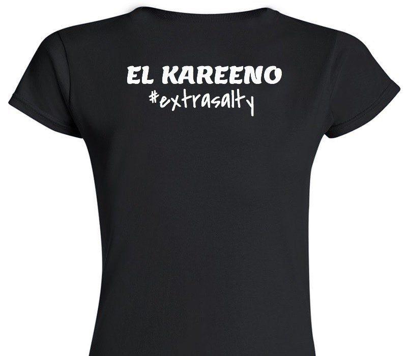 Custom Womens Soft Style 100% Cotton Black T-Shirt